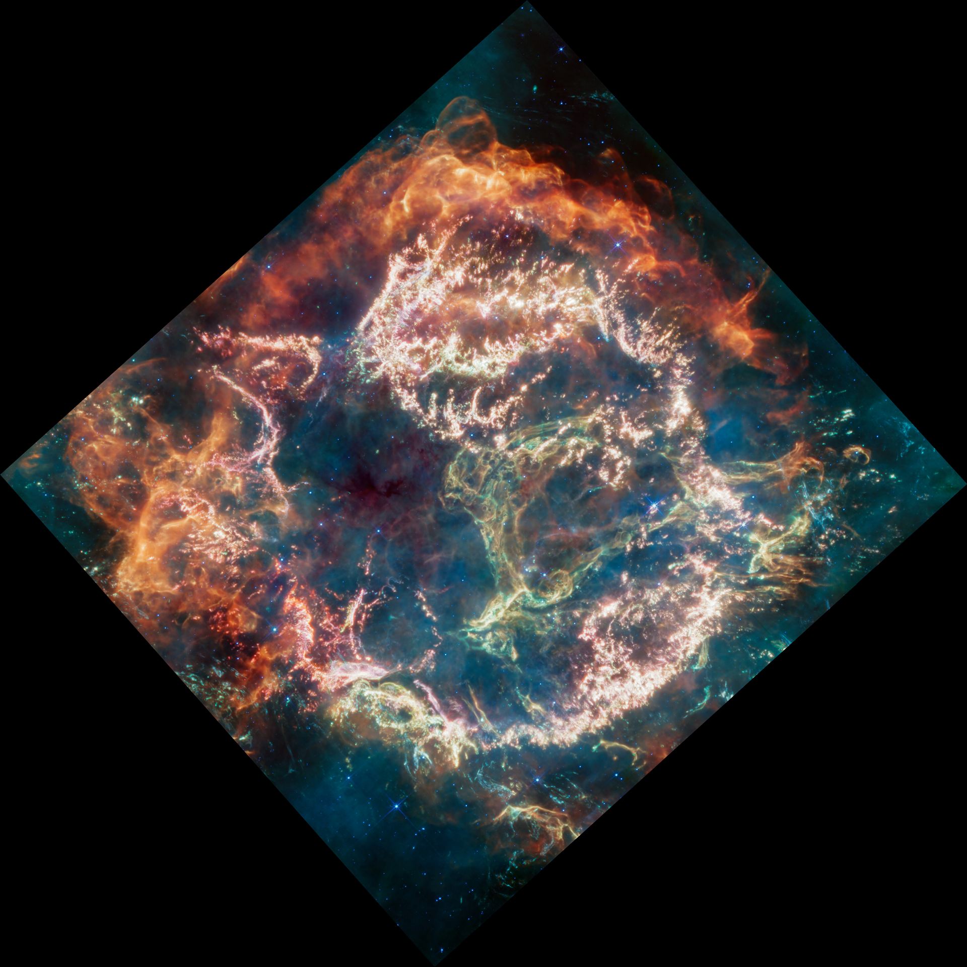 Cassiopeia A (MIRI Image)