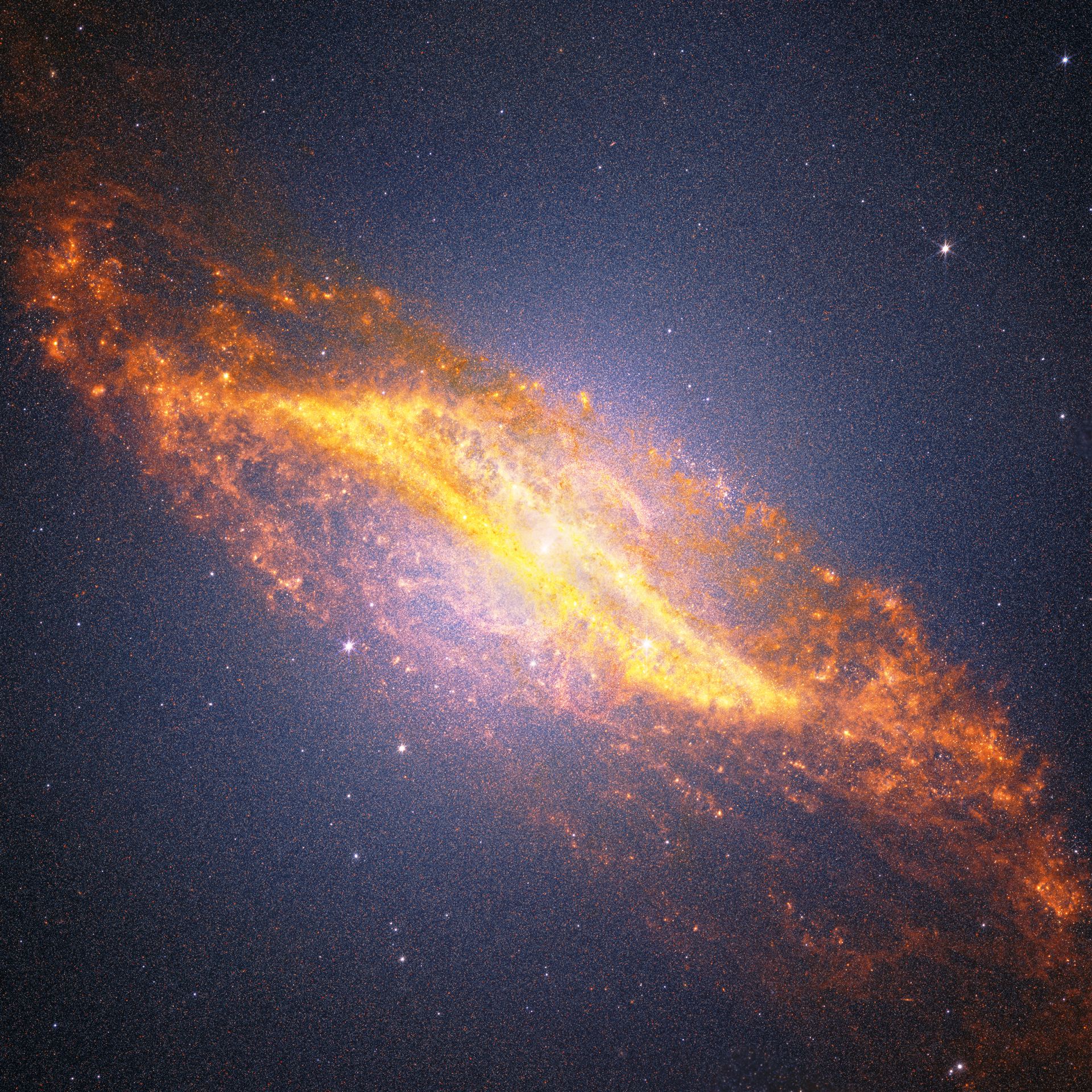 Centaurus A (MIRI + NIRCam image)