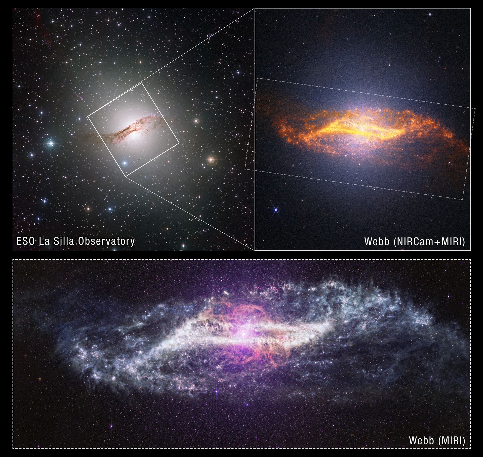 Centaurus A ground-based context
