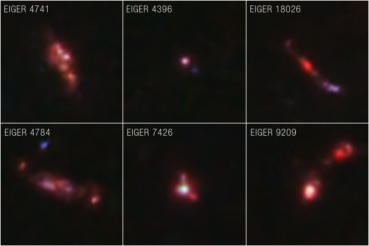 Distant Galaxy Samples Near Quasar J0100+2802 (NIRCam Image)