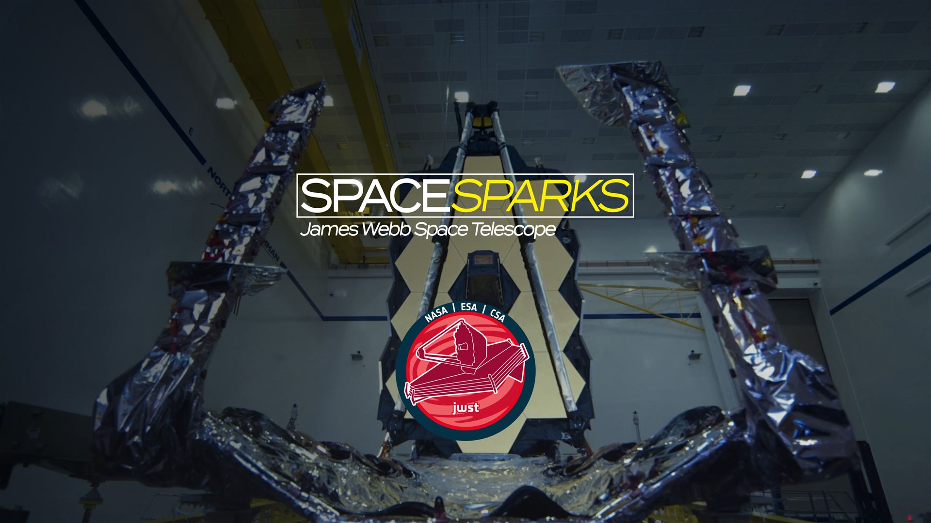 ESAWebb Space Sparks Title Screen