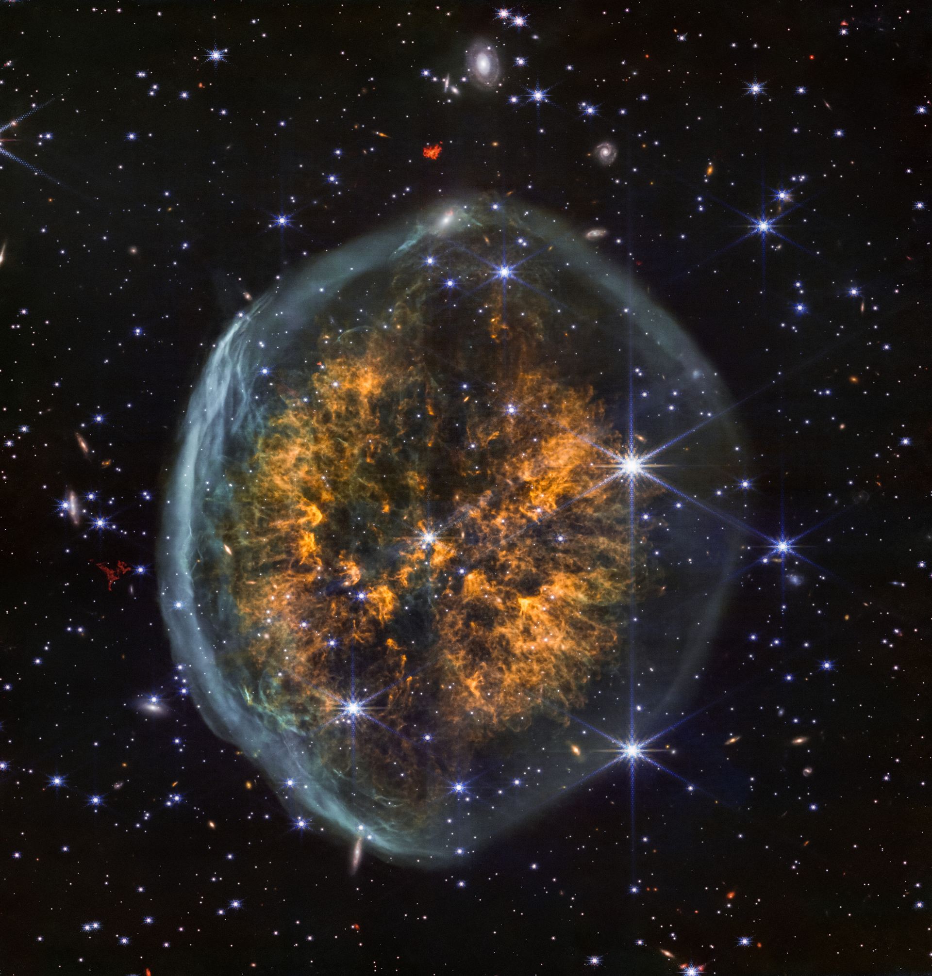 Exposed Cranium Nebula (NIRCam image)