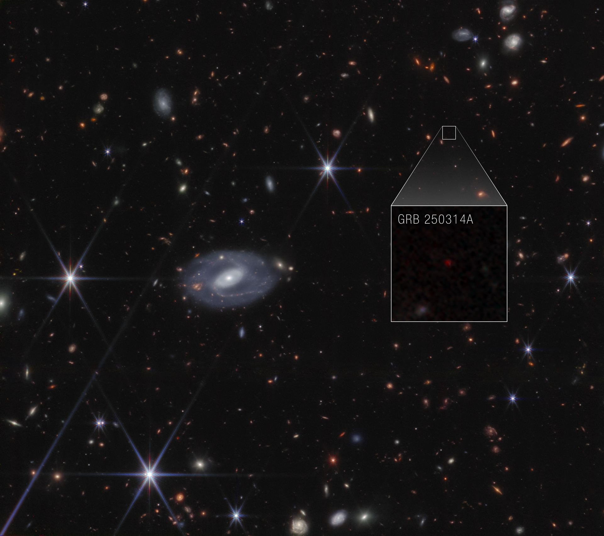 GRB 250314A Pull-out (NIRCam image)