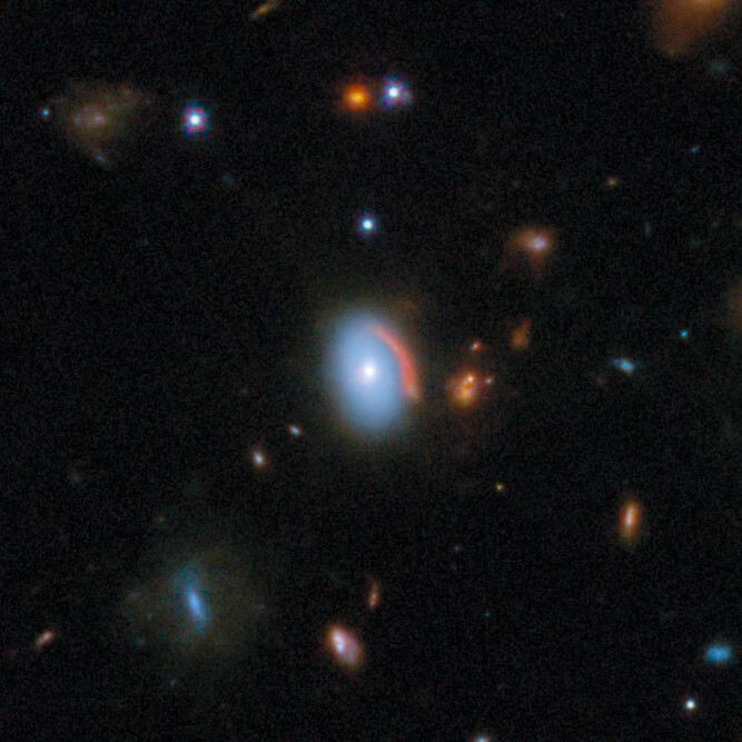 Gravitational lens COSJ100024+021749