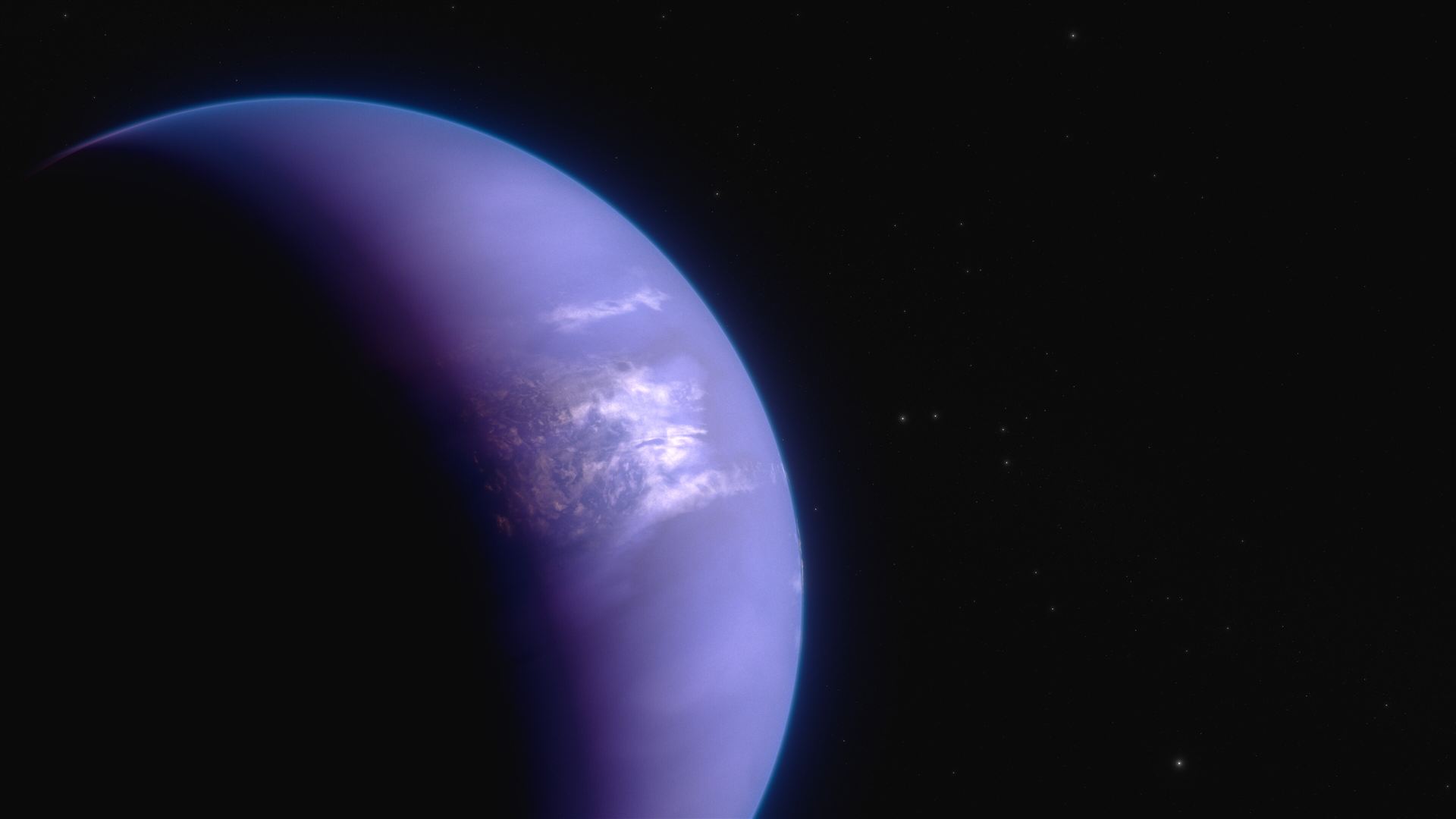 Hot gas giant exoplanet WASP-39 b (artist’s concept)