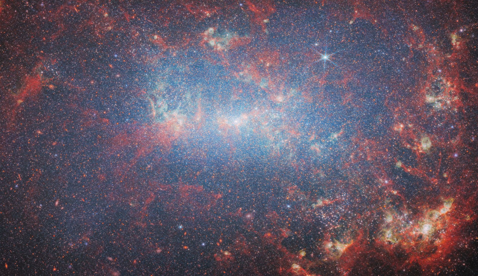 NGC 4449 (NIRCam image – cropped)