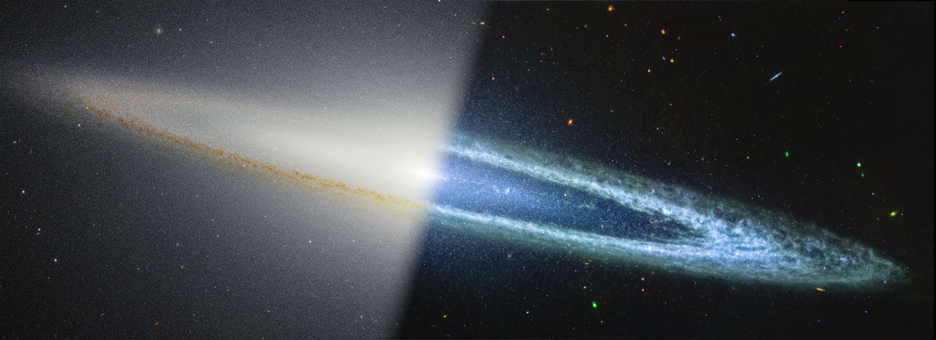 Sombrero Galaxy (NIRCam and MIRI image)