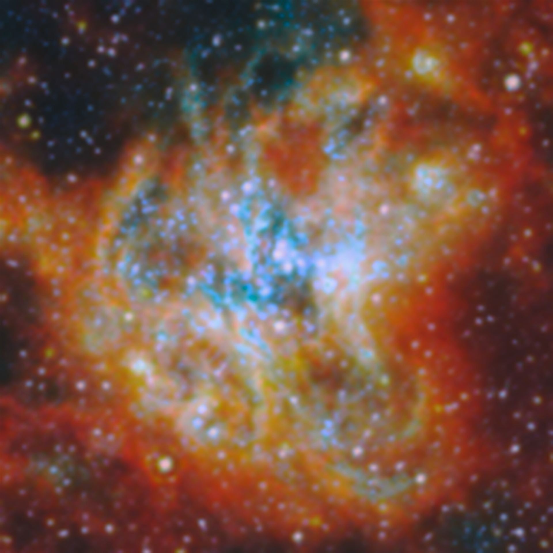 Star-forming region in M51 (close-up)