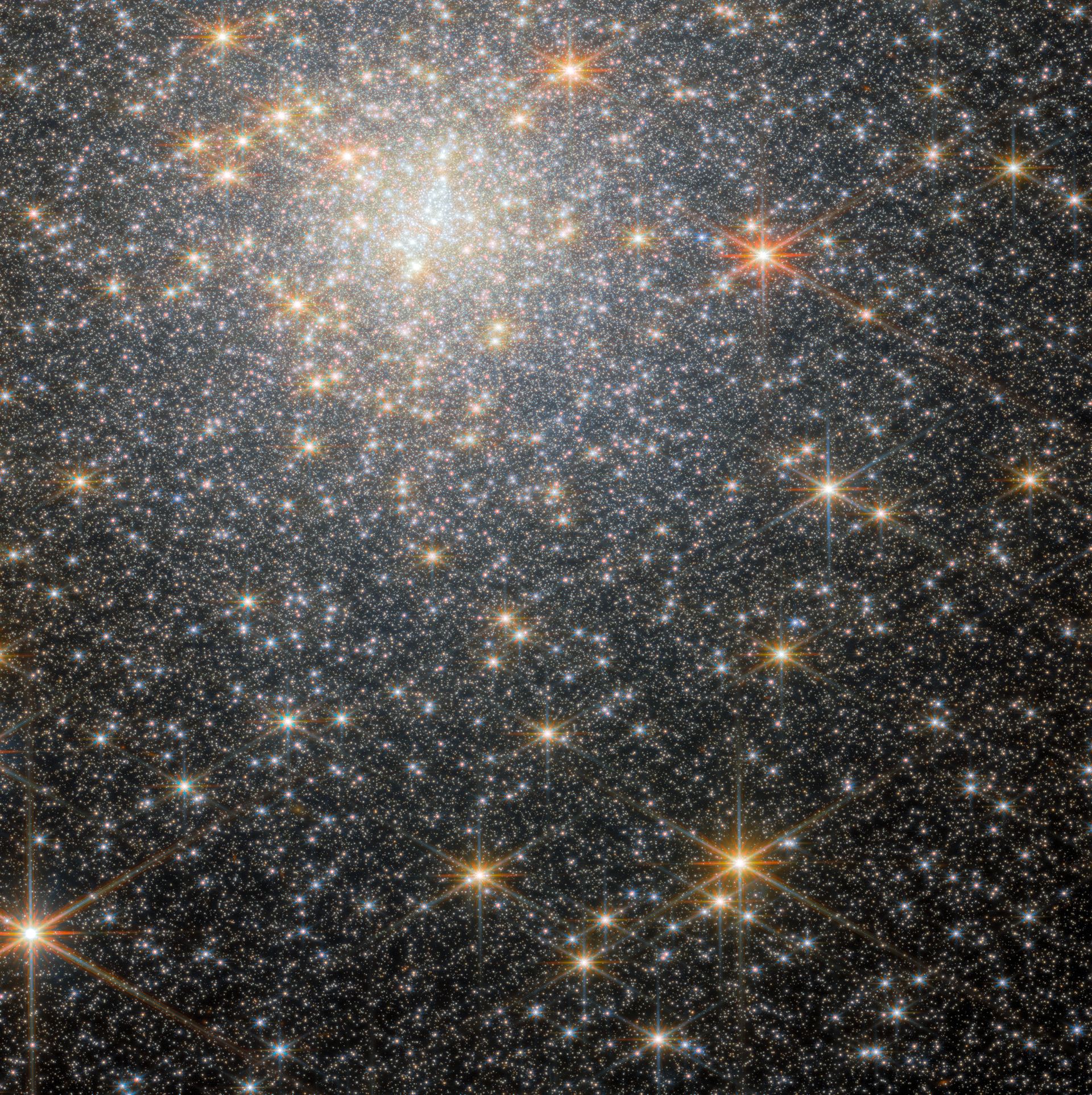 Star-studded cluster (NGC 6440 NIRCam wide-field image)