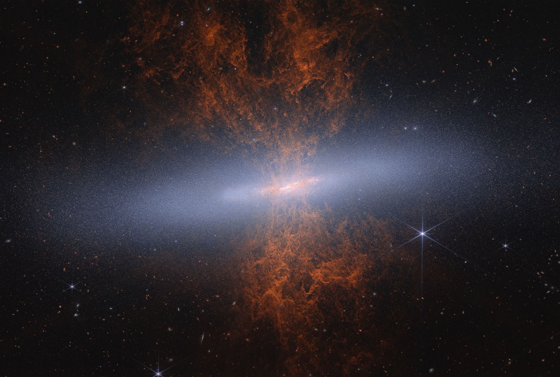 The Cigar Galaxy M82 (Webb NIRCam image)