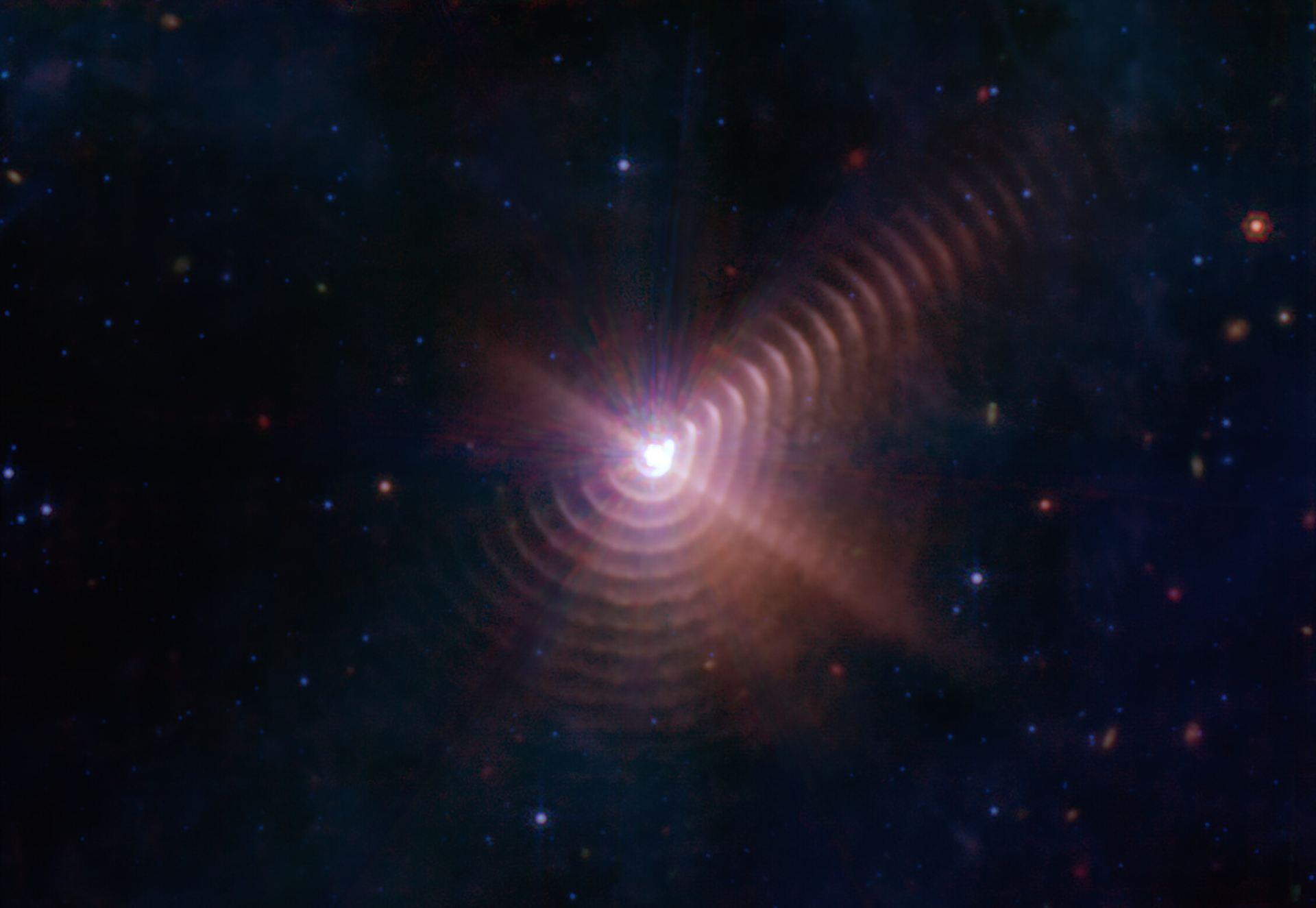 Webb Finds Star Duo Forms ‘Fingerprint’ in Space