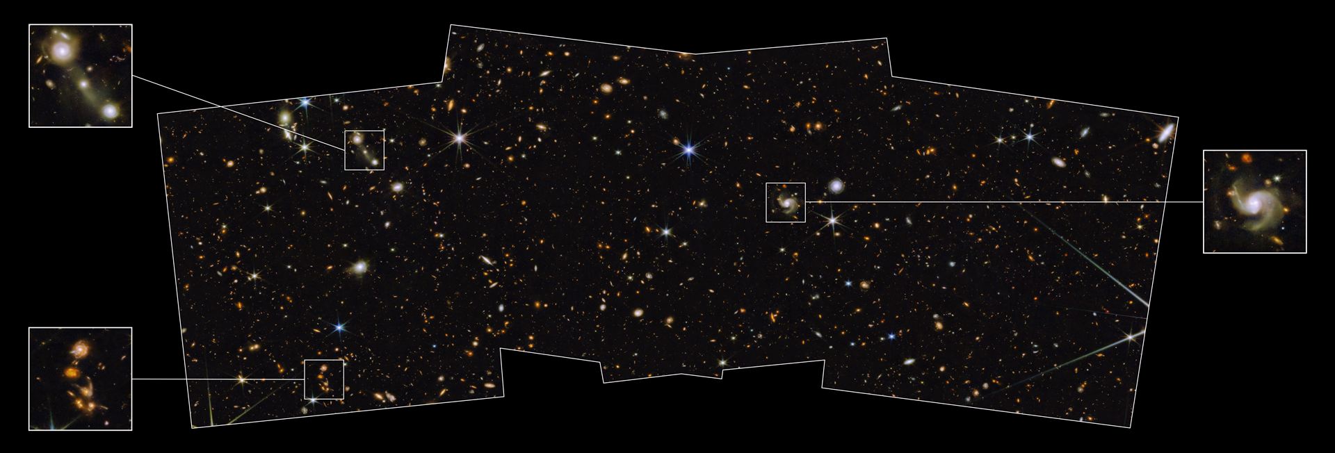 Webb Glimpses Field of Extragalactic PEARLS, Studded With Galactic Diamonds