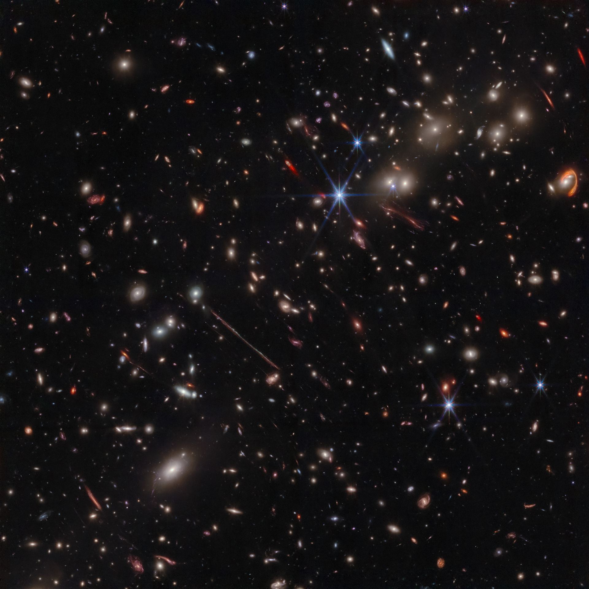 Webb spotlights gravitational arcs in ‘El Gordo’ galaxy cluster (NIRCam image)