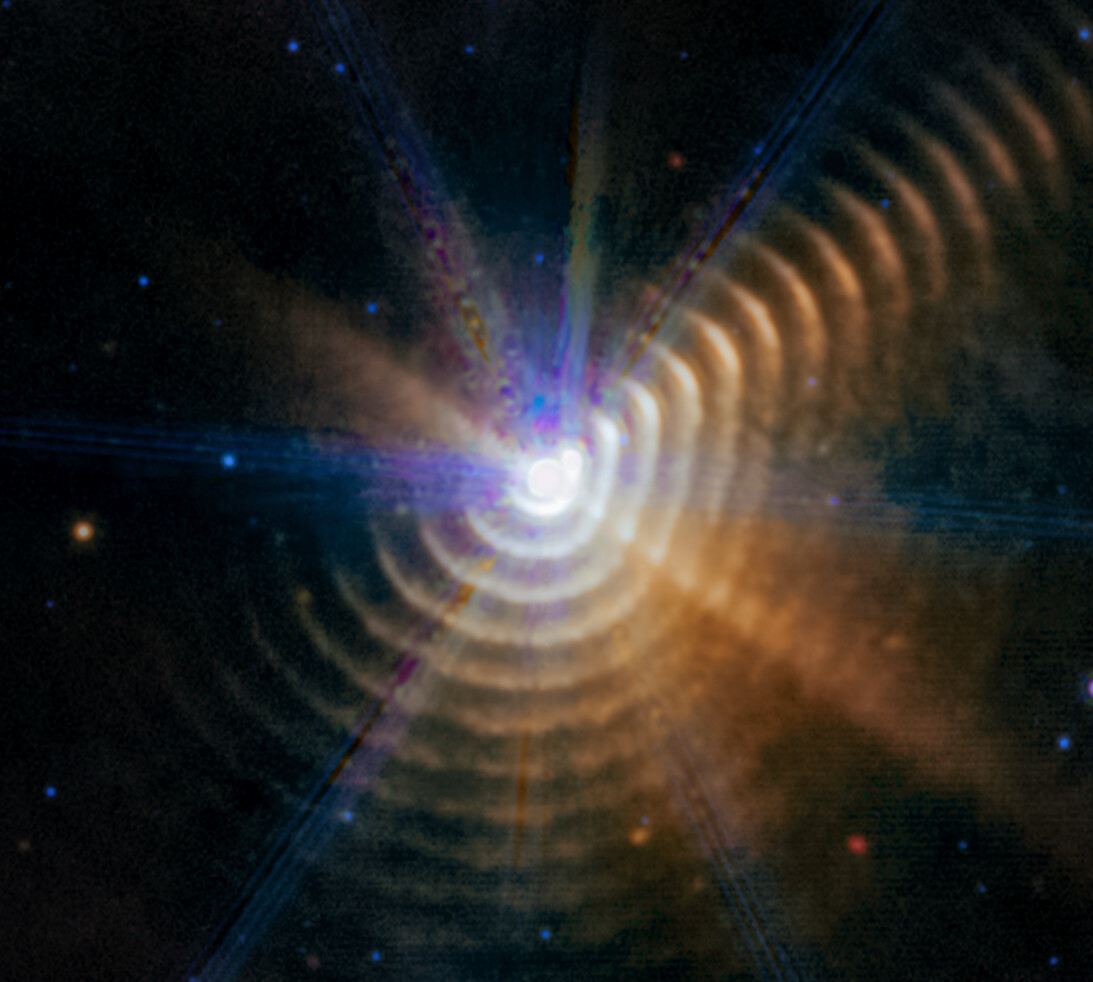 Wolf-Rayet 140 (MIRI image) – July 2022