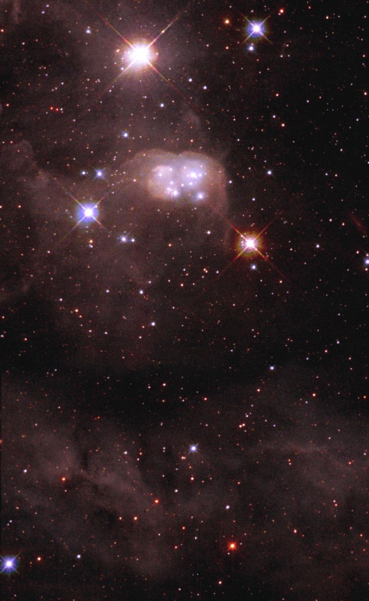 &lsquo;Double Bubble&rsquo; in Neighboring Galaxy