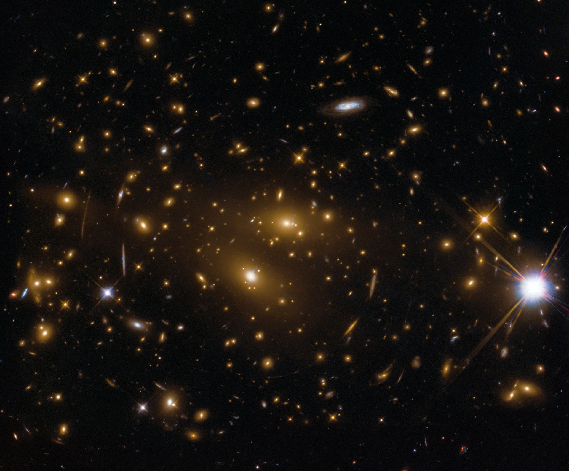 A CLASH of galaxies