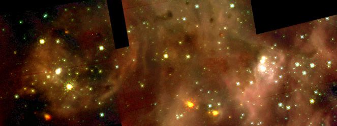 A Grand View of the Birth of &lsquo;Hefty Stars&rsquo; – 30 Doradus Nebula Details (Hubble NICMOS View)