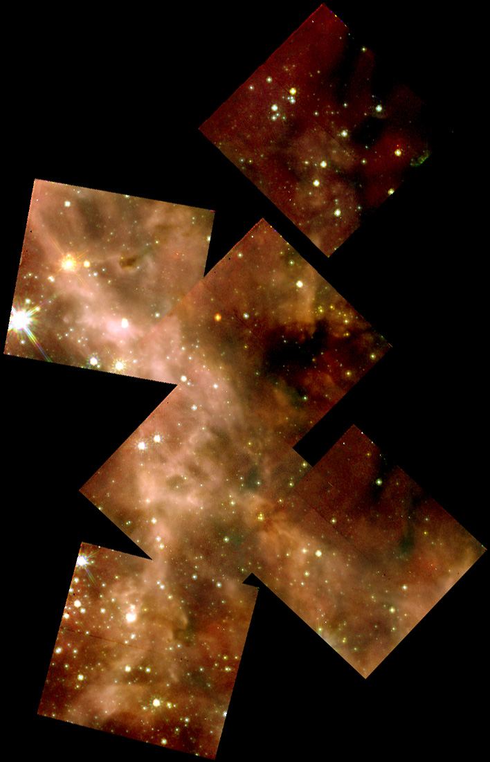 A Grand View of the Birth of &lsquo;Hefty&rsquo; Stars – 30 Doradus Nebula Montage