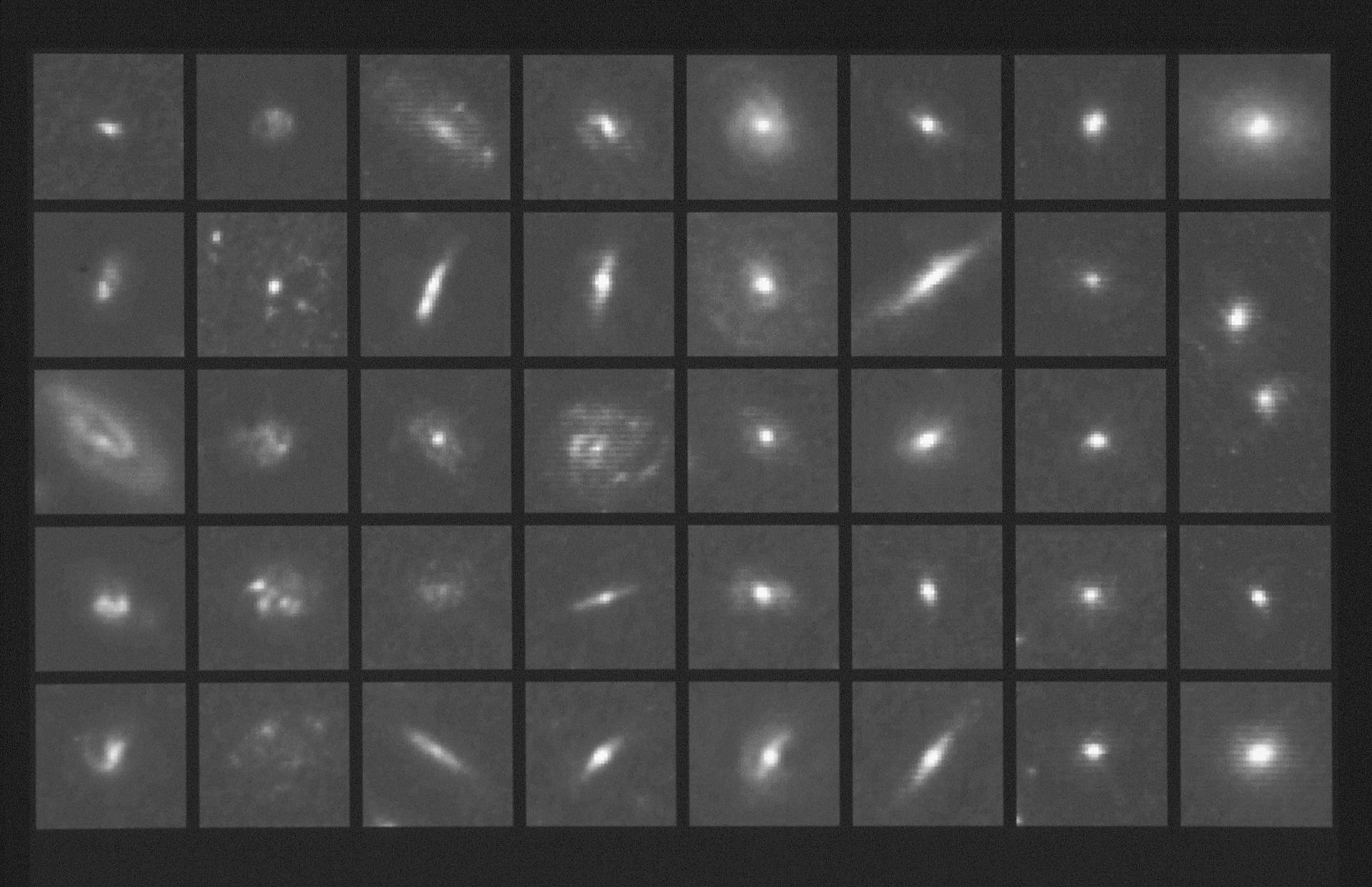 A Hubble atlas of ancient galaxies