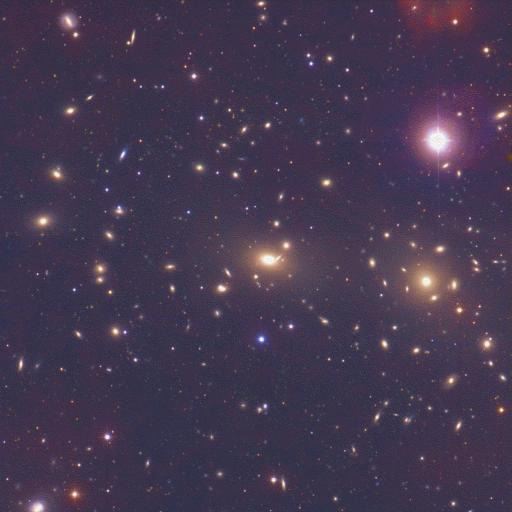 A cluster of galaxies  – coma cluster [NOAO]