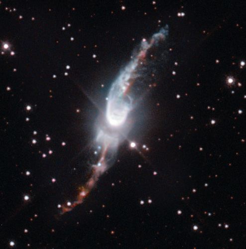 A cosmic garden sprinkler
