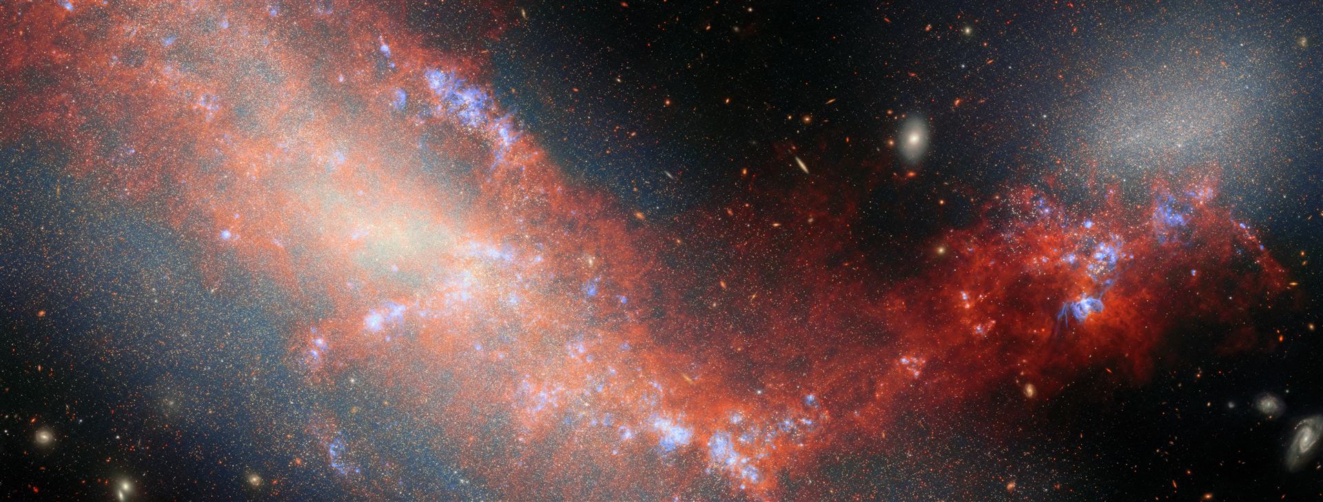 A dance of dwarf galaxies