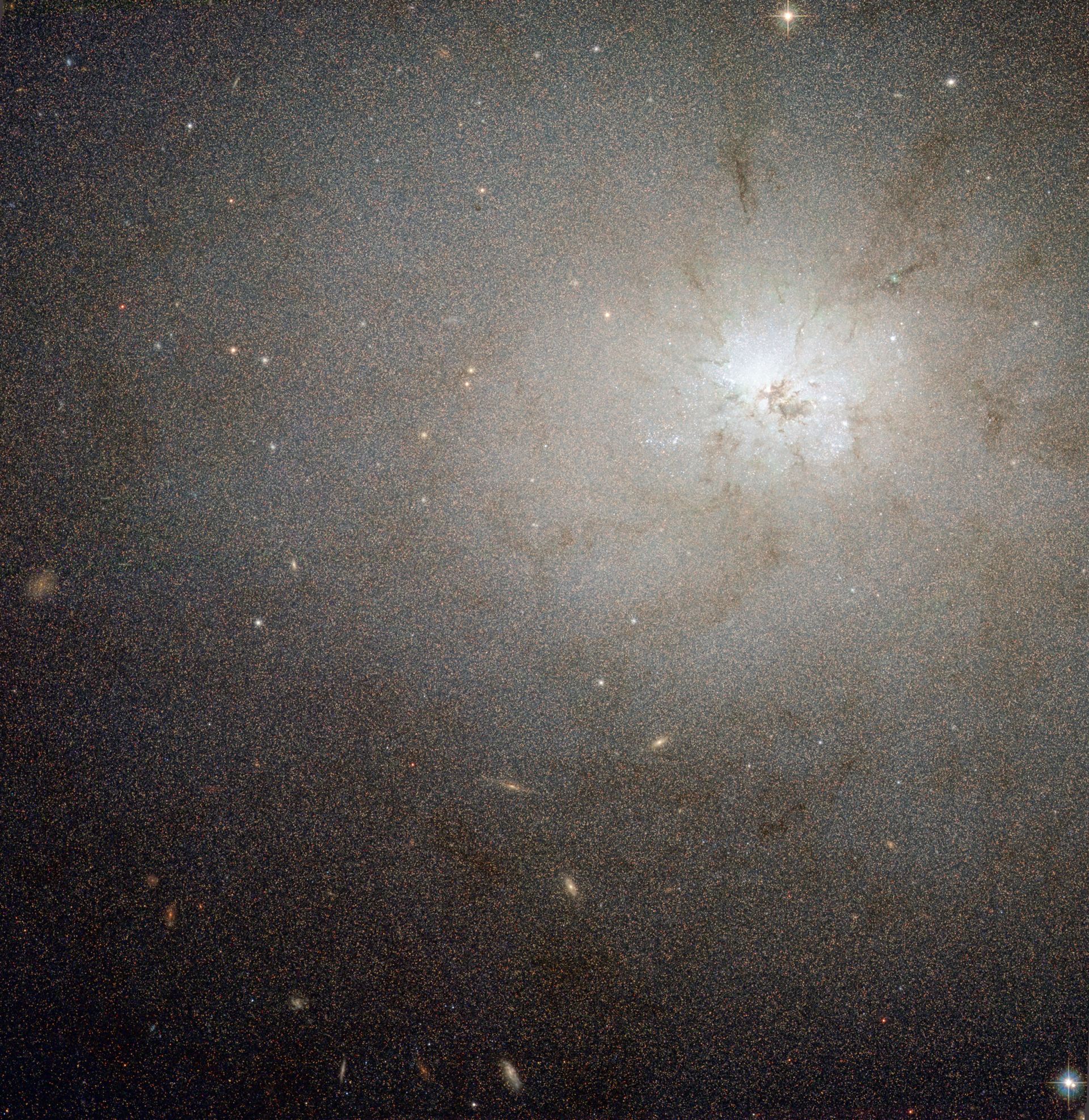 A deceptively quiet galaxy