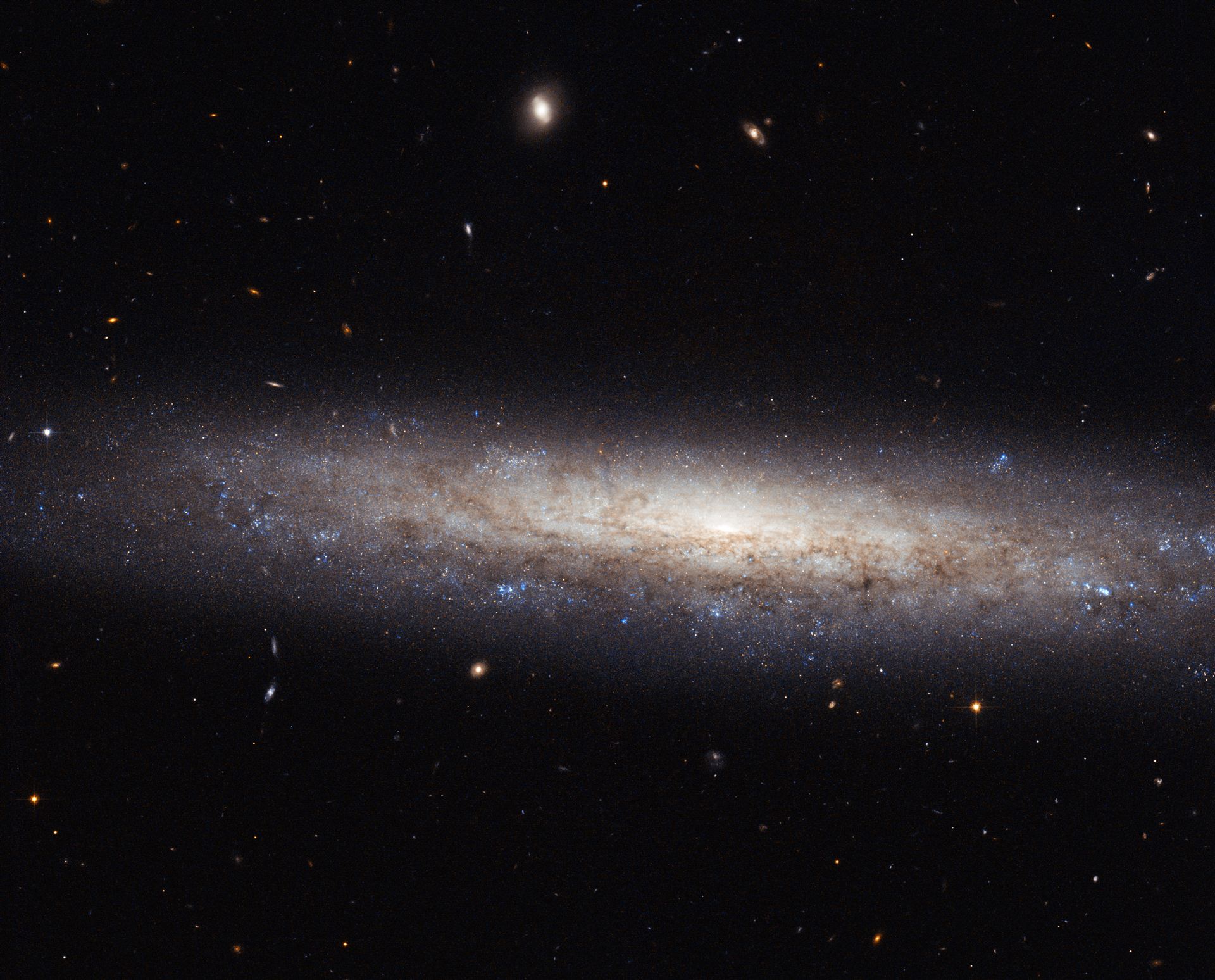 A dusty spiral in Virgo
