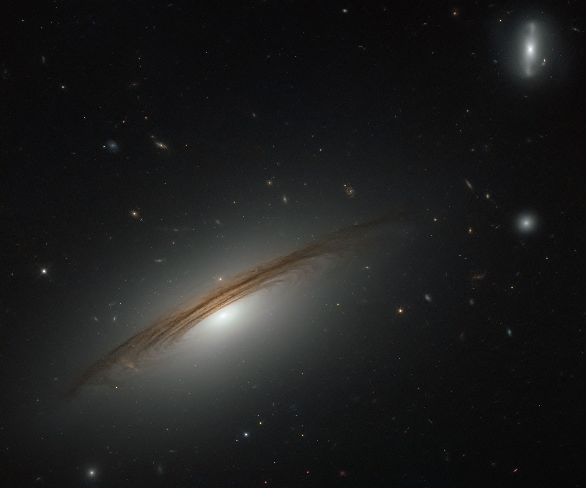 A remarkable galactic hybrid