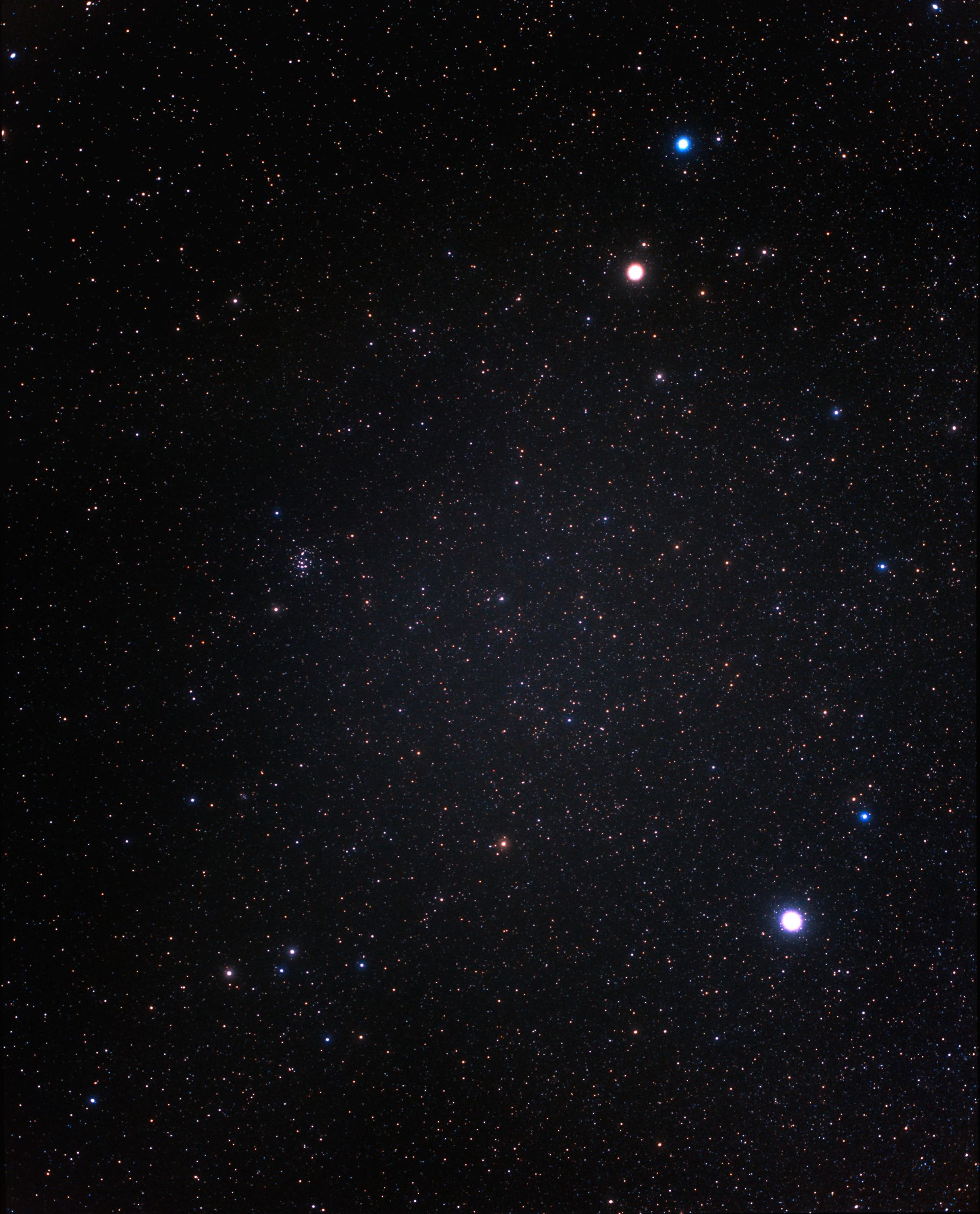 A wide-field view of the constellation of Cancer (ground-based image)