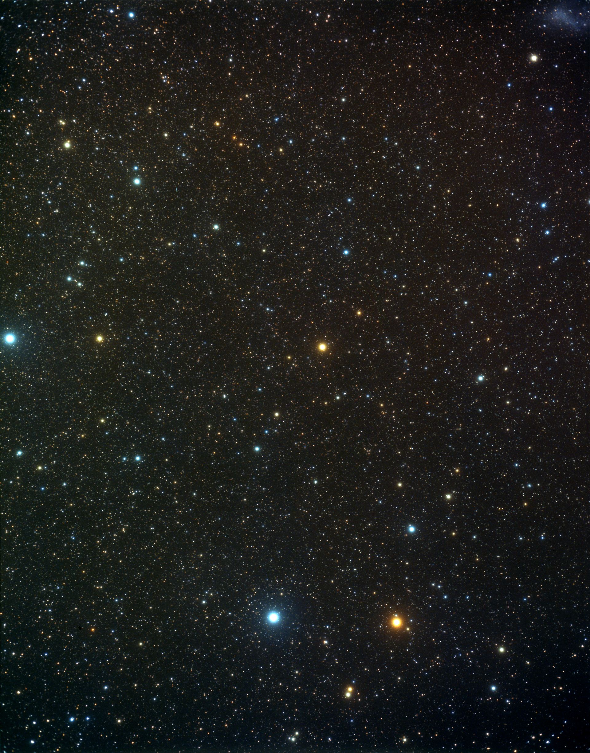 A wide-field view of the constellation of Indus (ground-based image)