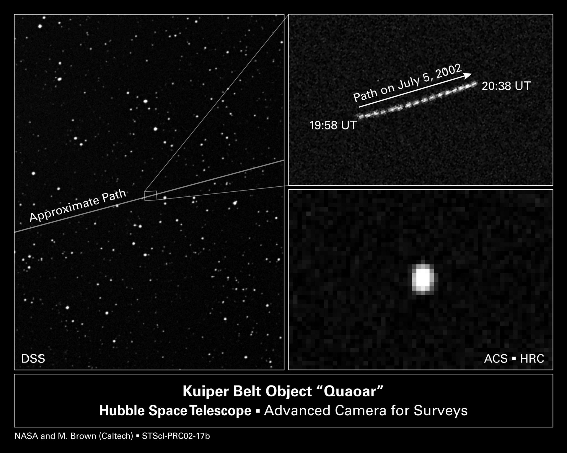 ACS images of KBO &lsquo;quaoar&rsquo;