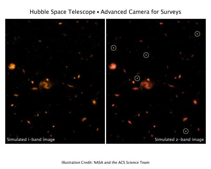 ACS will find the most distant galaxies