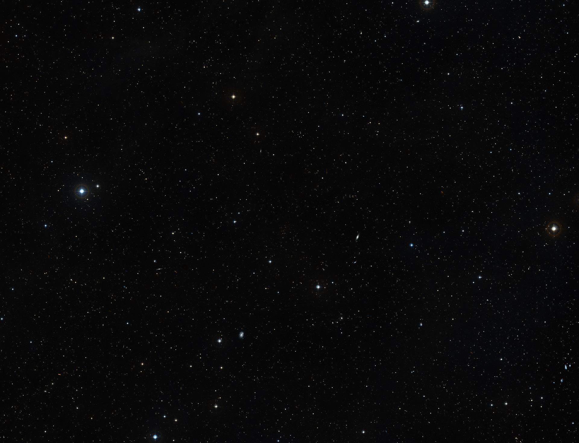 Abell 68 and its surroundings (ground-based image)
