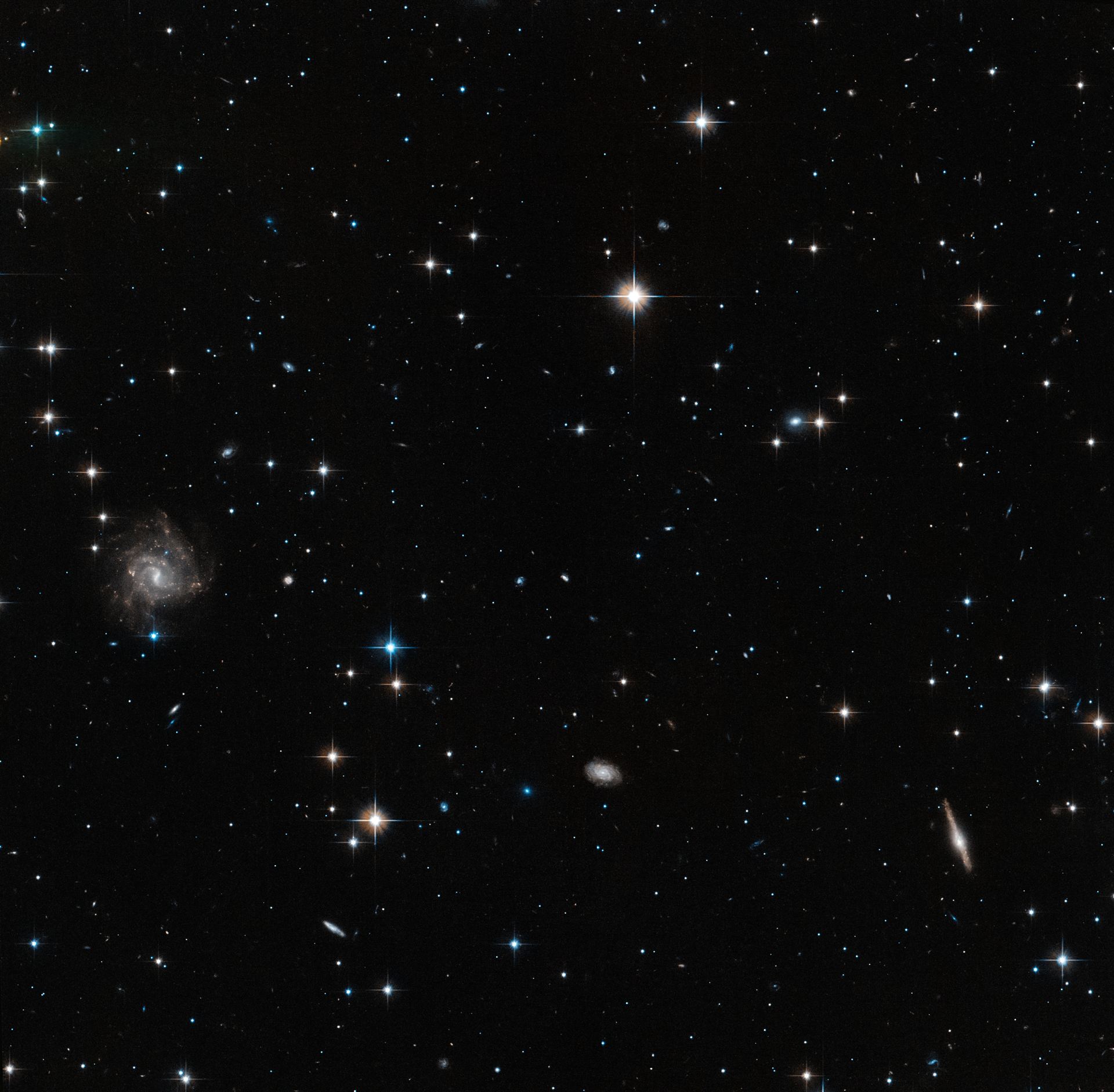 Area of Centaurus A halo probed by Hubble