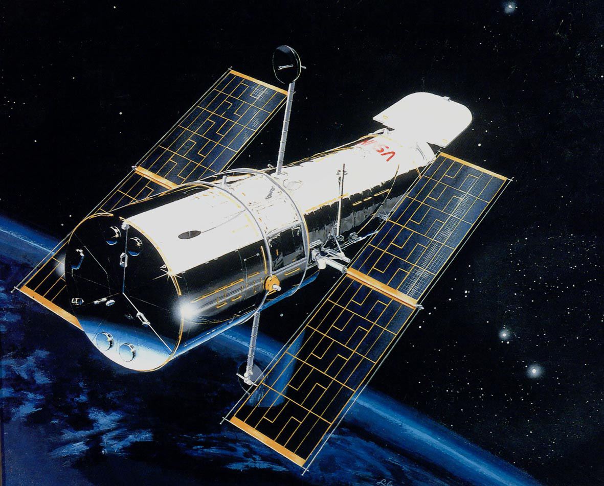 Artist rendition of Hubble