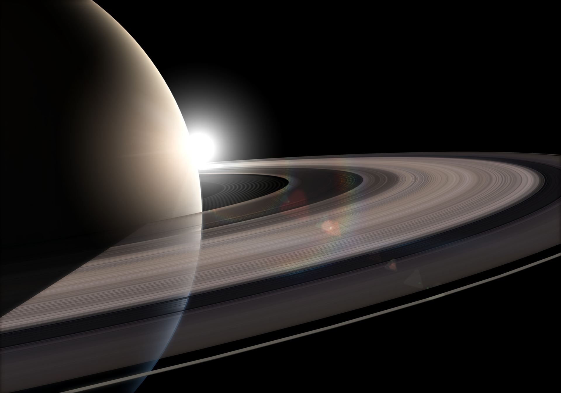 Artist&rsquo;s impression of Saturn&rsquo;s rings