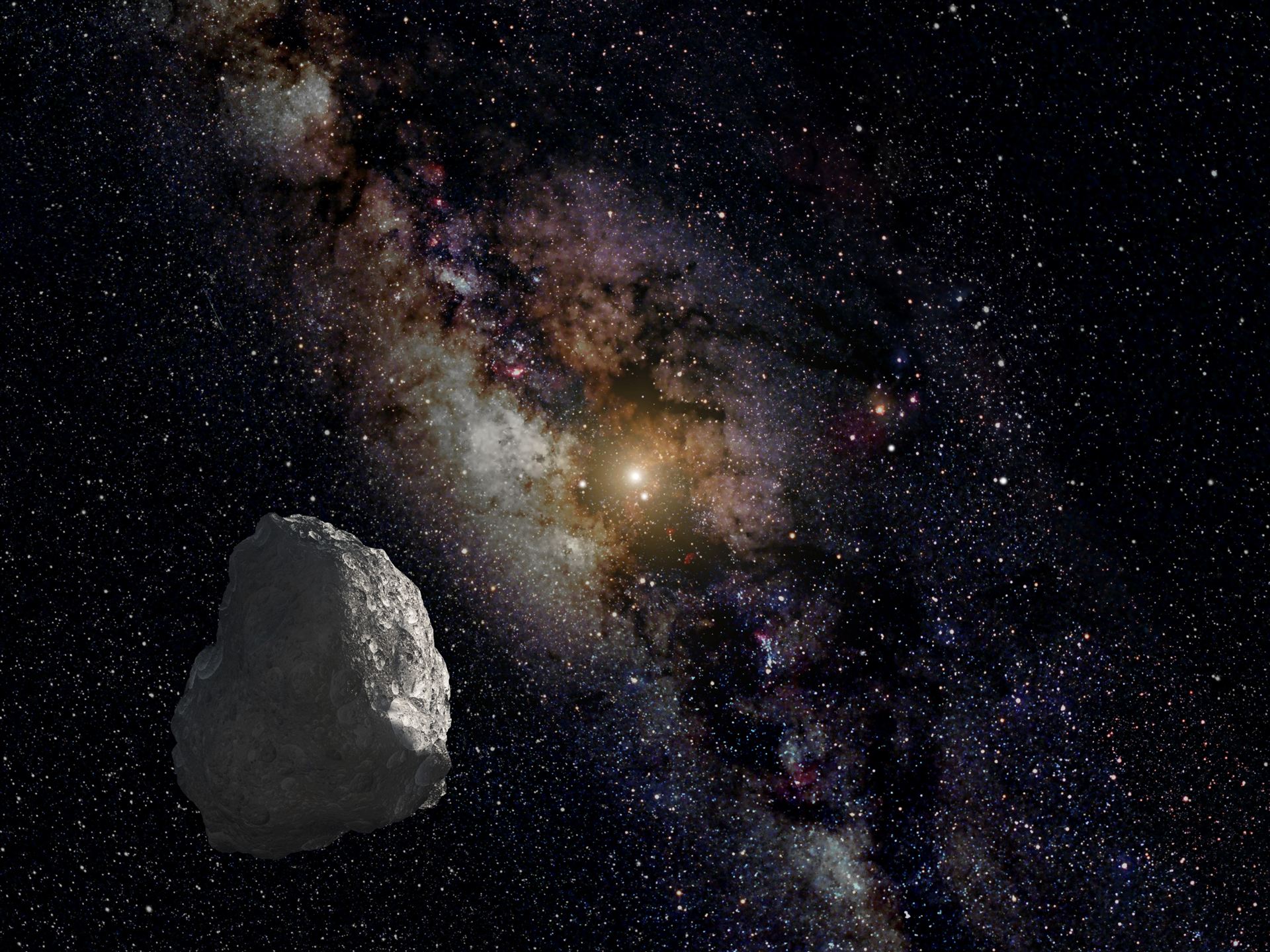 Artist’s impression of a Kuiper Belt object