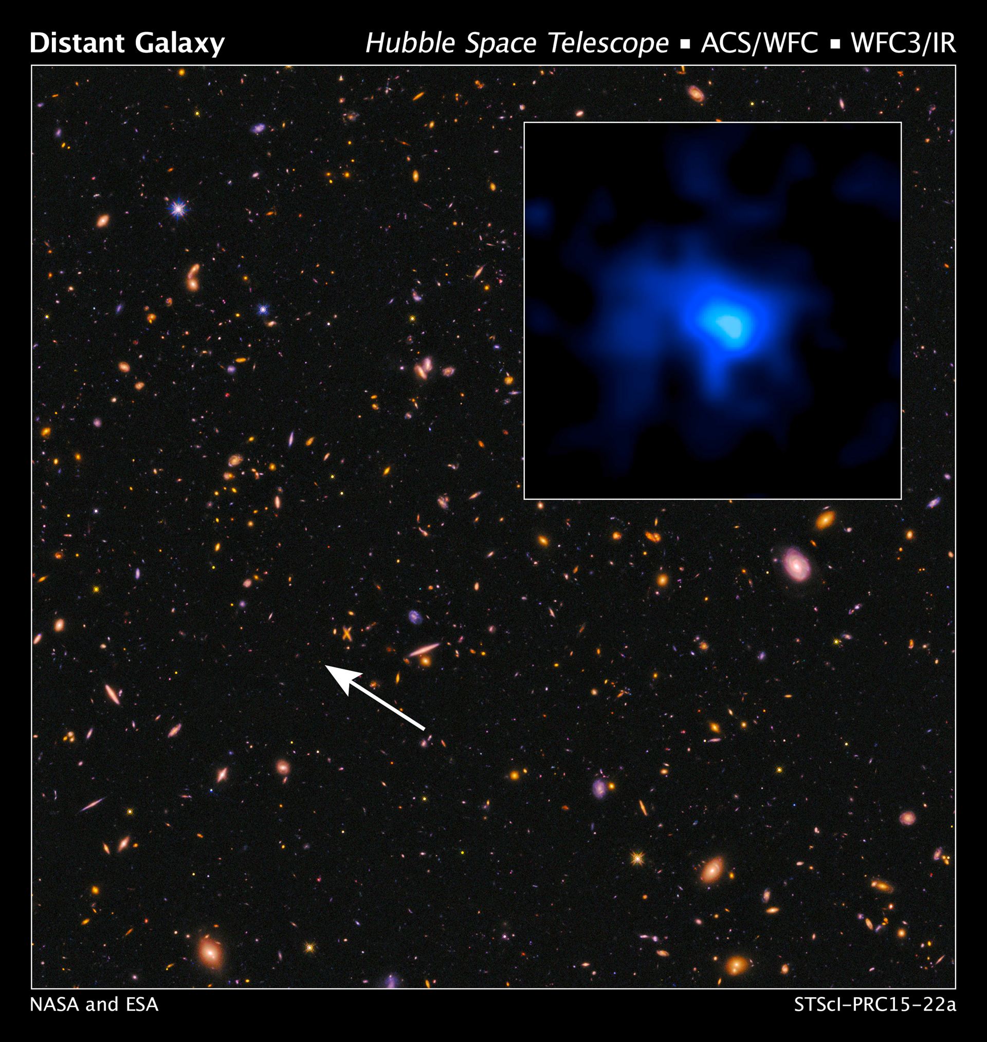 Astronomers set a new galaxy distance record