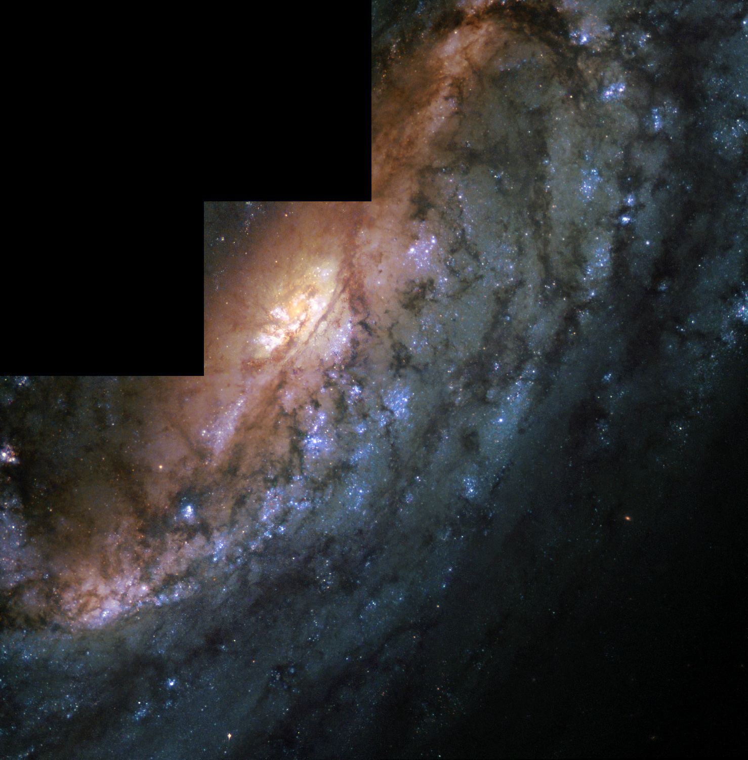 Bar in spiral galaxy NGC 2903 (WFPC2)