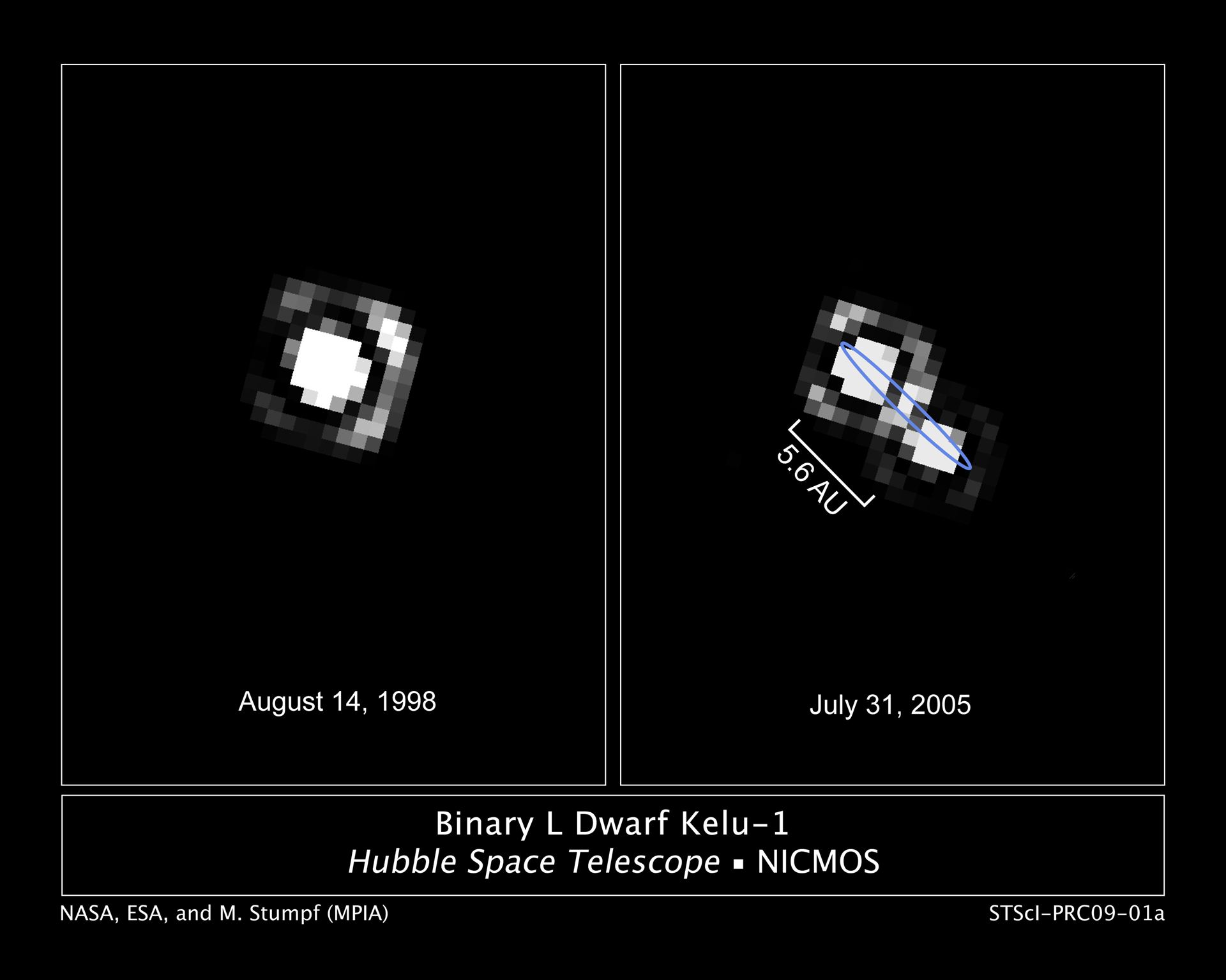 Binary brown dwarf Kelu-1
