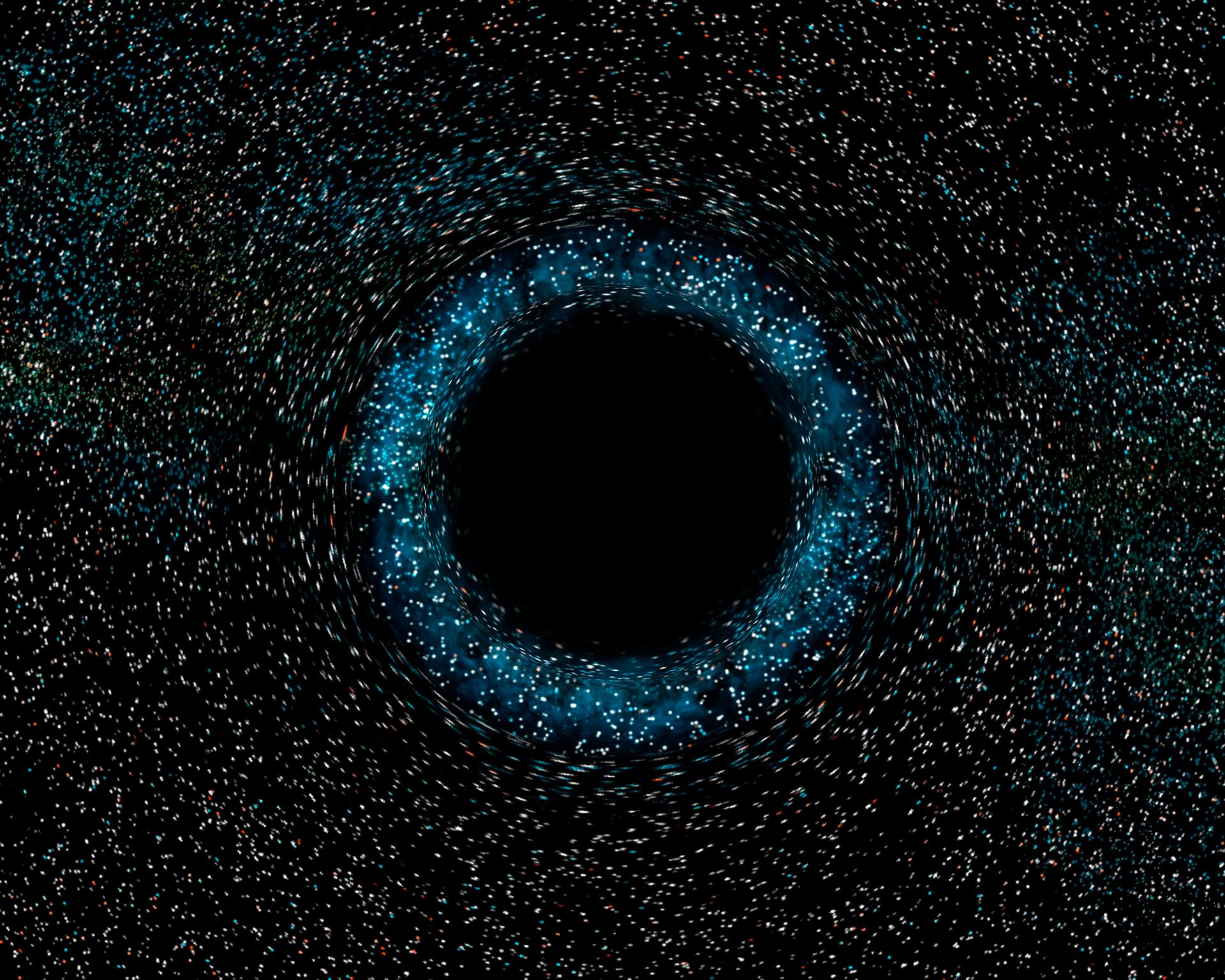 Black hole (artist&rsquo;s impression)