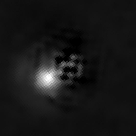 Brown dwarf 2M J044144 with companion (subtracted image)