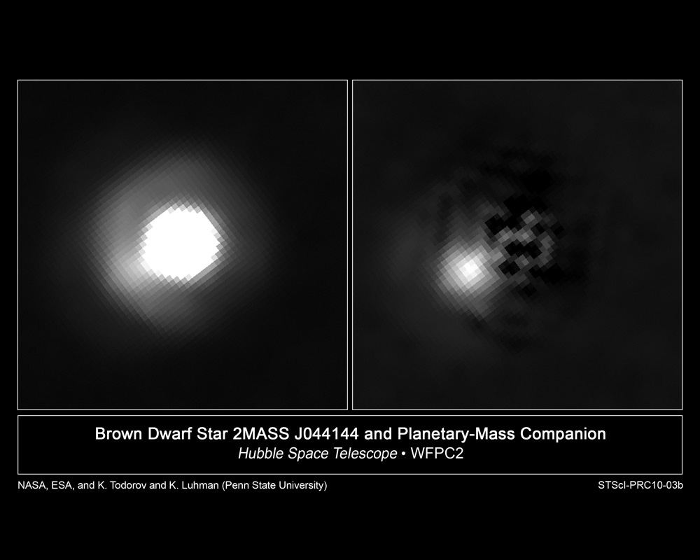 Brown dwarf and mystery companion