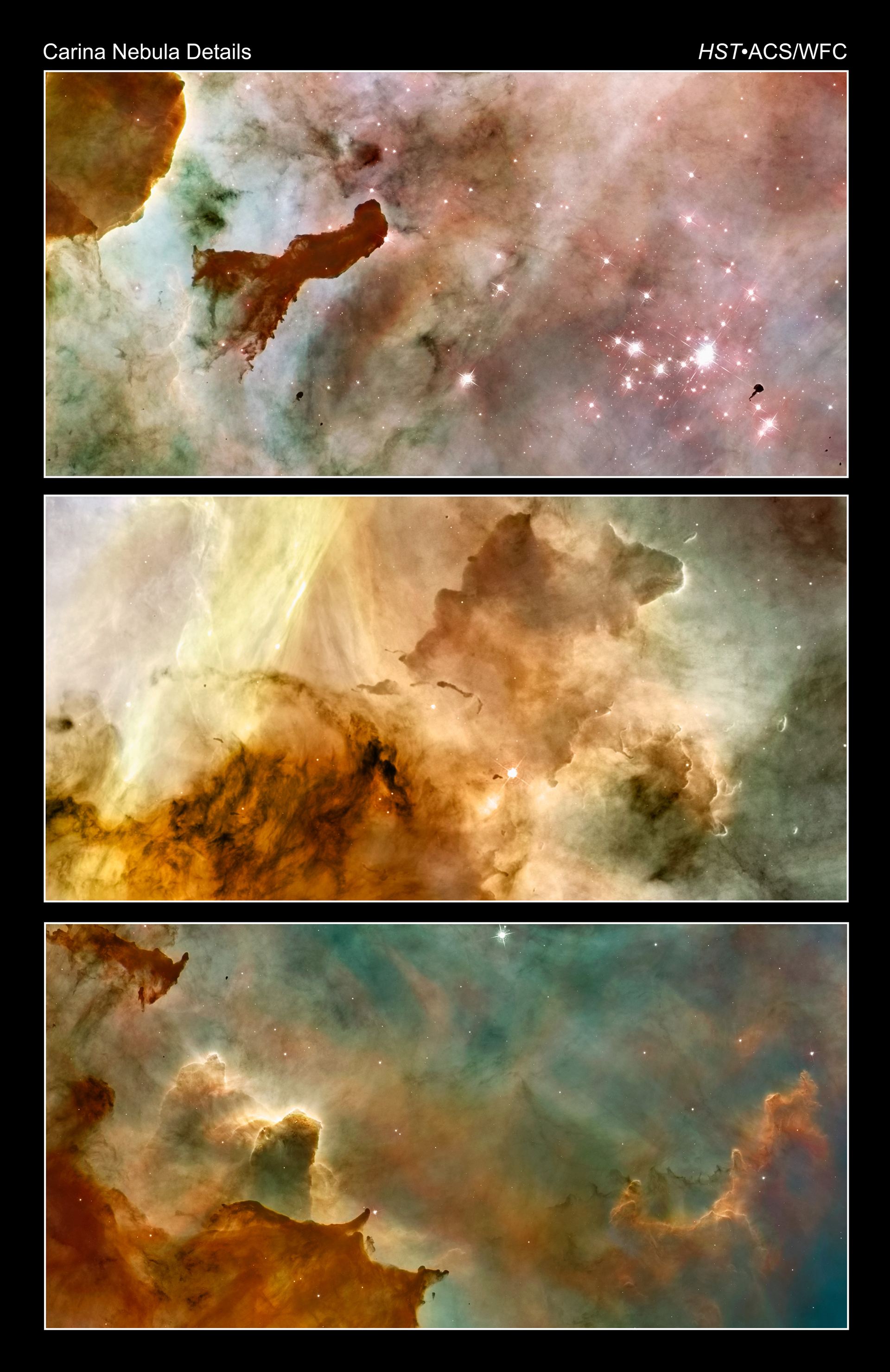 Carina Nebula landscapes