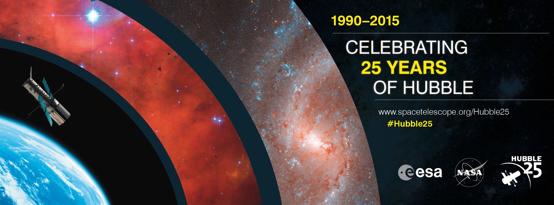 Celebrating 25 years of the NASAESA Hubble Space Telescope