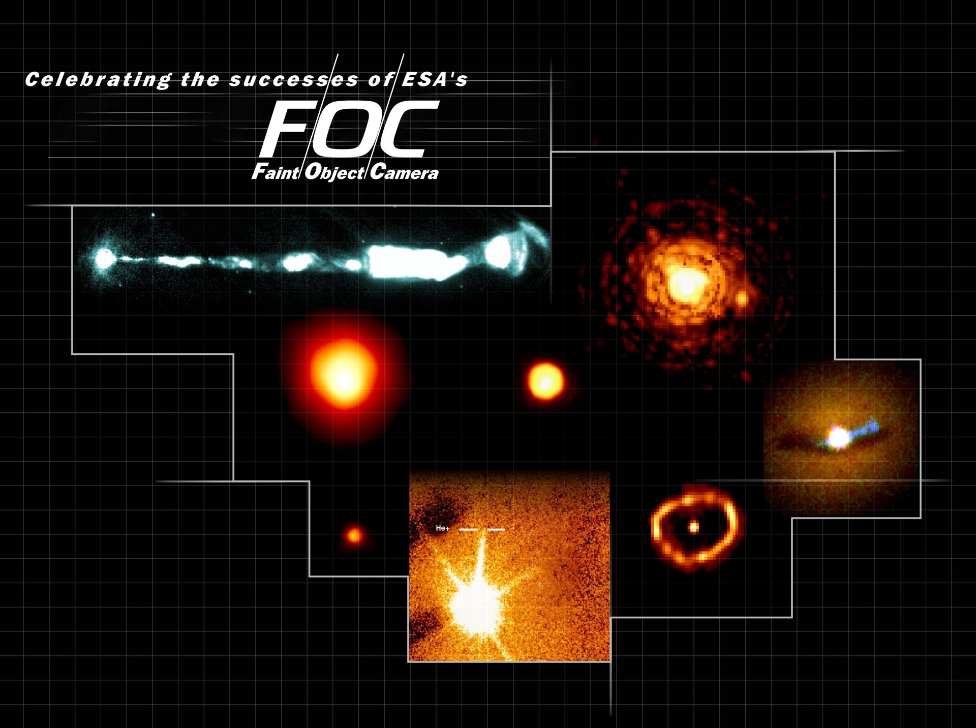Celebrating the successes of ESA&rsquo;s sharp-sighted camera, the Faint Object Camera
