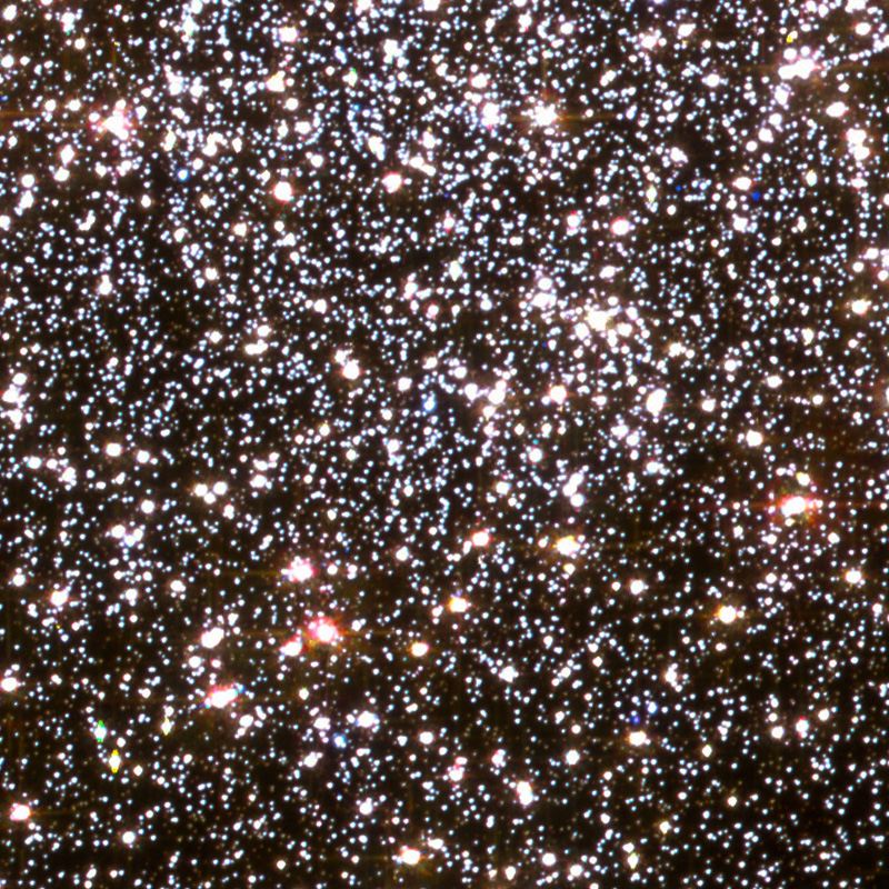 Central regions of 47 Tucanae