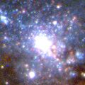 Close-Up of Star Formation in Antennae Galaxy