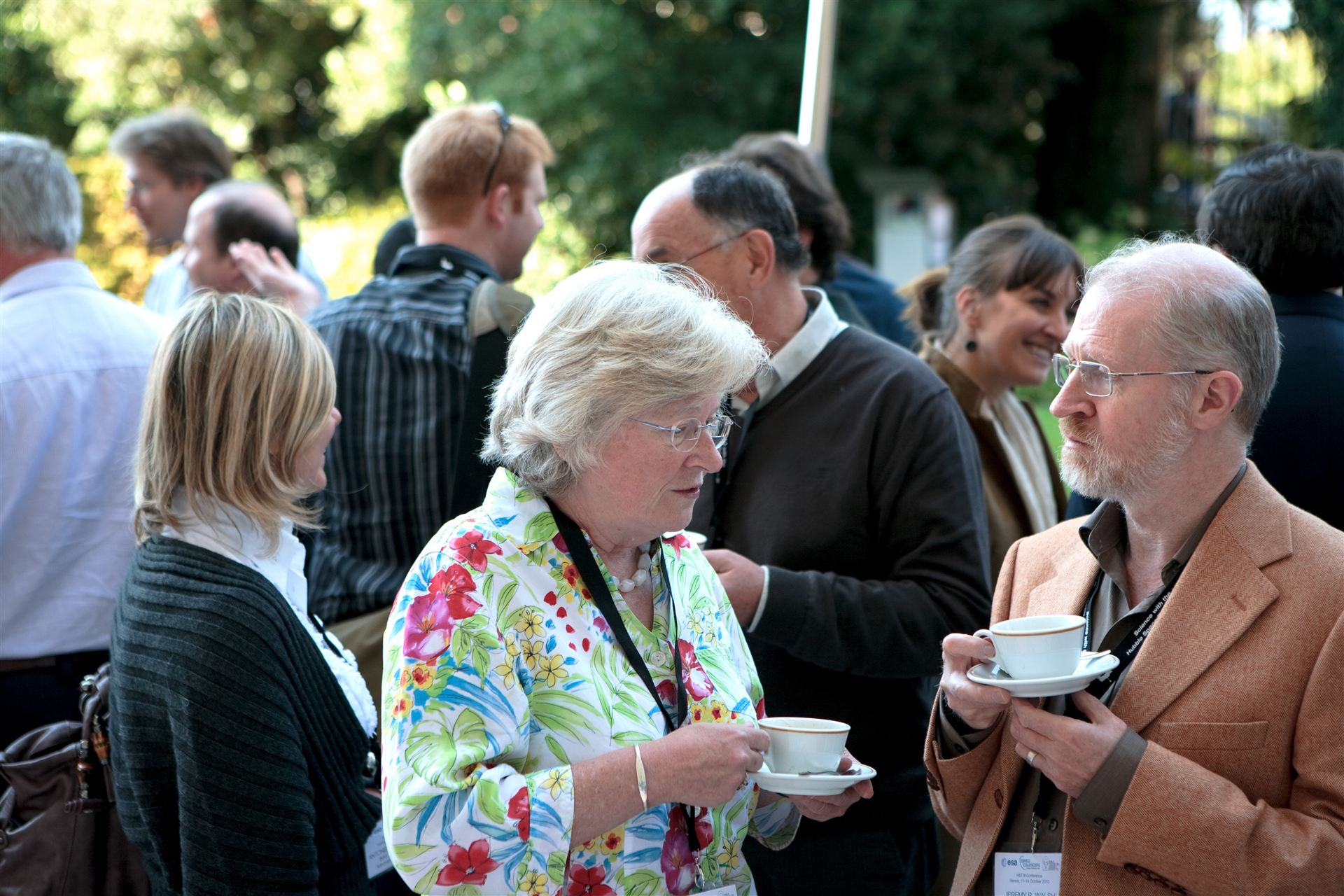 Coffee break at the Science with the Hubble Space Telescope III conference